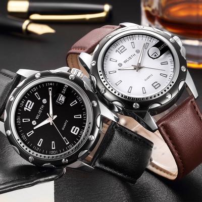 New Top Brand Watch Waterproof Calendar Men's Watch Business Quartz Fashion Casual Watch