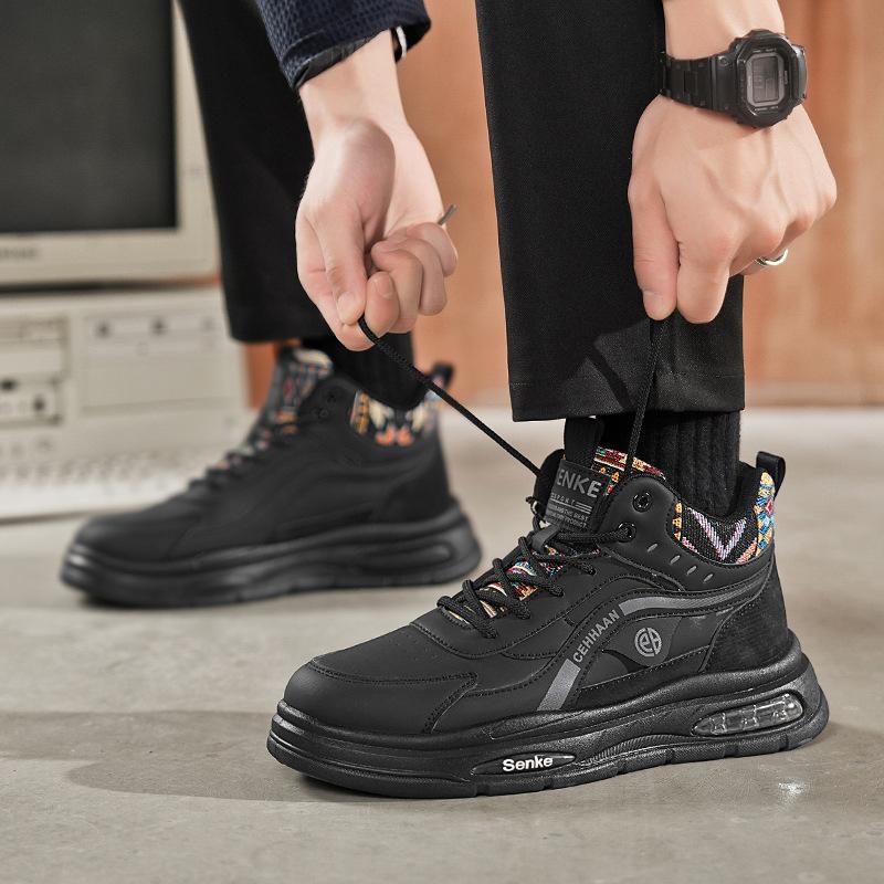 Shoes winter thick-soled casual boots work non-slip, waterproof and wear-resistant labor insurance shoes
