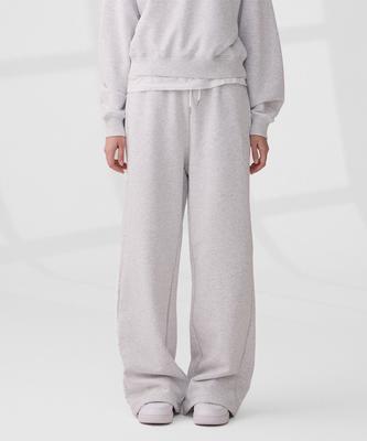 DANGLEDROP Dgdp Legline Wide Sweatpants White Melange