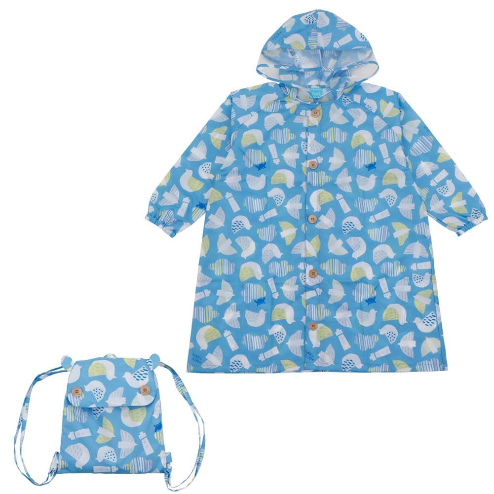 ogawa Kukkahippo Seagull Adjustable Tucks for Backpack Reflective Hippo Transparent Elastic and Storage Matching Umbrella and Rain Boots Available for