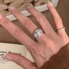 Exquisite Vintage Style Full Rhinestone Starburst Ring For Women Fashionable And Elegant Accessory