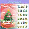 Colorful Acrylic Alphabet Letters Car Hanging Ornament For Christmas Home Decoration