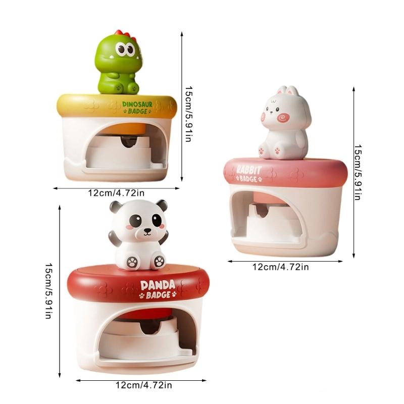 Kituri Artizanale pentru Copii Mașină de Făcut Insigne Plastic Sigur Mașină de Presat Insigne Jucărie Pentru Copii Proiect Artizanal Educativ Timpuriu Jucărie