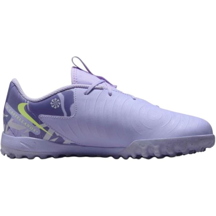 Nike Jr. Phantom GX 2 Academy Synthetic Leather Low top Soccer Shoes Taro Purple Unisex HF1505-500