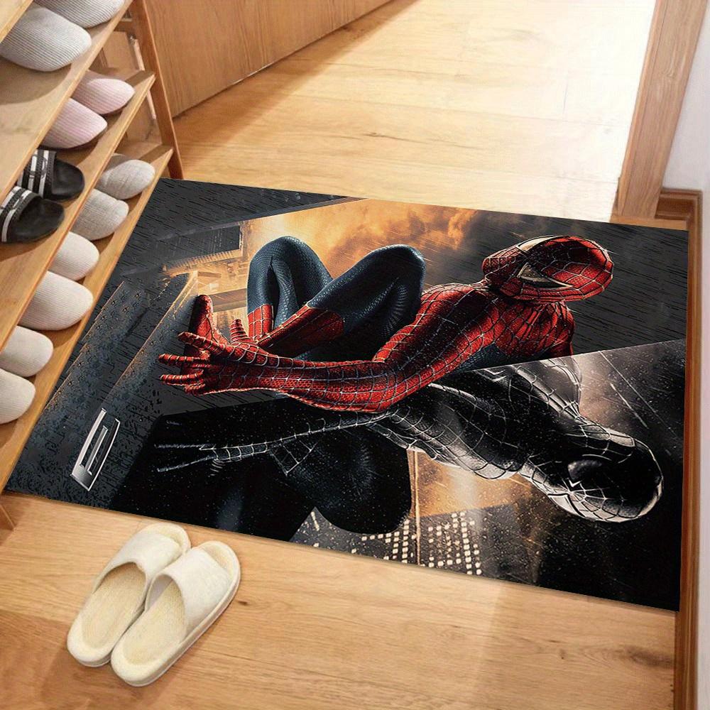 1pz Tappeto Area Tappeto Spider-man, Camera da Letto e Sala Giochi Durevole, Resistente alle Macchie e Facile da Pulire, Soggiorno
