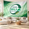 Ireland Rugby Wall Tapestry, Soft Fabric Wall Hanging, Decorative Backdrop For Bedroom Home Wall Art