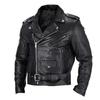Giacca in Pelle da Uomo Slim Fit Collo Alto Giacca in PU Maschile Antivento Moto Revers Zip Diagonale Giacche Uomo