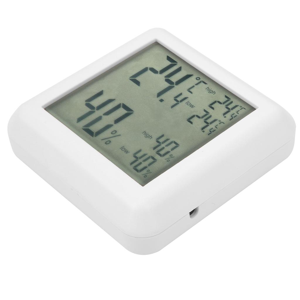 Termometr Higrometr Wewnętrzny Biurkowy Cyfrowy LCD Monitor Temperatury i Wilgotności Tester