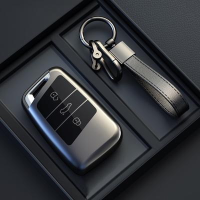 Hochwertige Autoschlüsseletui-Abdeckung für Volkswagen VW Tiguan MK2 Magotan Passat B8 CC für Skoda Superb A7 Schlüsselanhänger-Zubehör