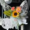 Butterfly Flower Wrapping Paper Ins Creative Flower Bouquet Packing Paper Diy Birthday Gift Wedding Gift Packing Supplies