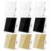 EU/UK No Neutral Wire Touch Wall Light Switch 1/2/3 Gang Single Live Wire Tempered Glass Panel for Home & Hotel /ODM Factory