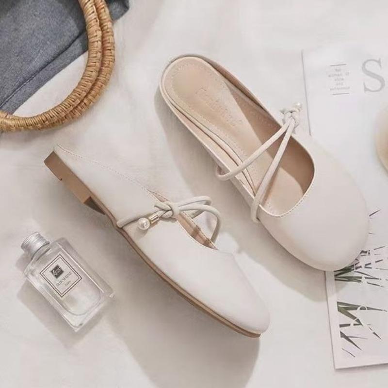 

Весна нежная без каблука ленивая с юбкой сумка голова полушлепанцы женские летняя обувь женская 40