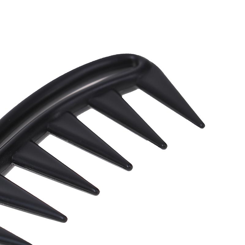 Shark Jumbo Wide Tooth Black Handle Grip Hair Comb Men Hairdressing Teeth Comb