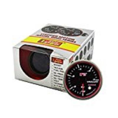 AUTOGAUGE RSM60 Vacuum Gauge Angel Ring Black Face White LED with Warning Function 60mm 60AGVA-RSM