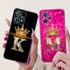 6.4" For Realme 9 Pro Plus Case RMX3392 Clear Fashion Luxury A-Z Letters Soft Bumper Cover For Realme 9 Pro+ Phone Case RMX3393