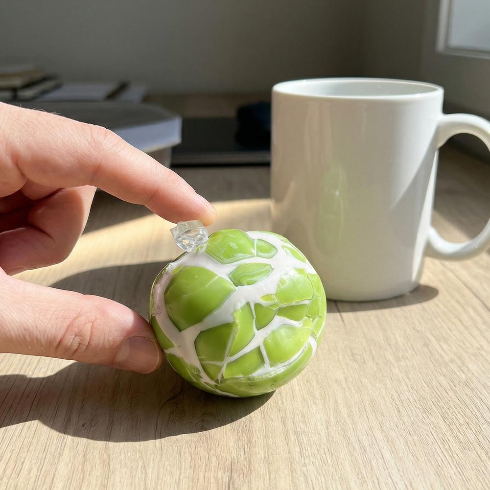 Palline Morbide Antistress Rimbalzo Lento Pelle di Cera Giocattolo da Spremere Giocattolo Sensoriale Fidget Calmante Allevia lo Stress per Bambini Adulti Regali per Feste