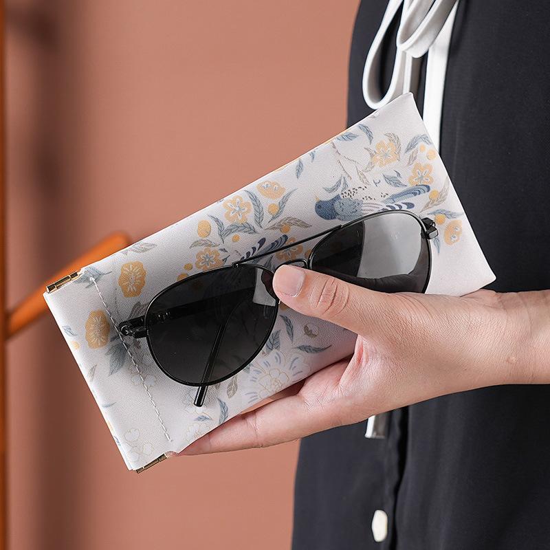 Glasses Bag Storage Portable Bag Soft Bag Sunglasses Bag Eye Bag Protective Cover