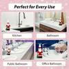 10.48oz Bathroom Dispenser Seasonal Decorative Reusable Hand Soap Dispenser Christmas Soap Dispenser Home Decoration Ornaments