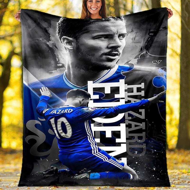 Chelsea FC Logo Aufdruck Decke—weich,warm;Vielseitige Decke für alle Jahreszeiten – perfekt als Klimadecke, Nickerchen-Decke