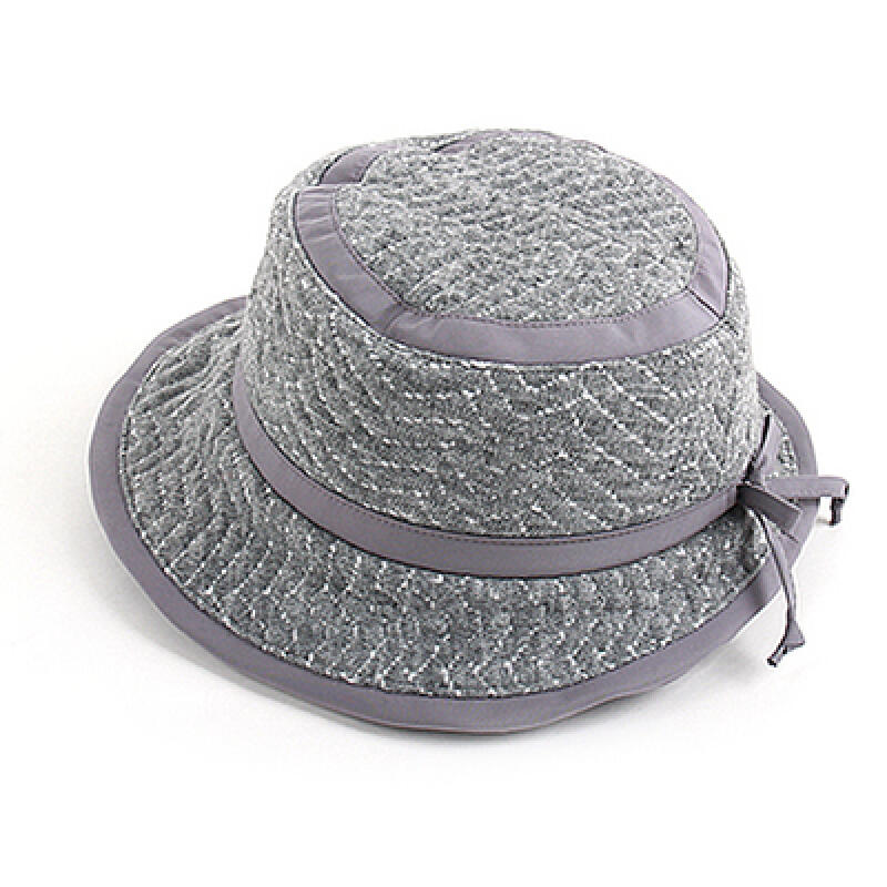 

Панама - Шерсть Елочка H545 Black/Free size