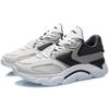 Li Ning Versatile Cushioning Slip Resistant Abrasion Resistant Low Top Running Shoes Men's Antarctic Gray ARHQ093-4