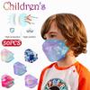 Children's Tie-dye Printing Face Mask Daily Protective Breathable Face Mask