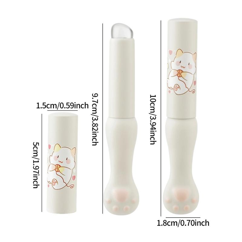 2pcs Silicone Lip Brush Cat's Claw Design Gentle Lips Multi-use Makeup Accessory For Professional Look