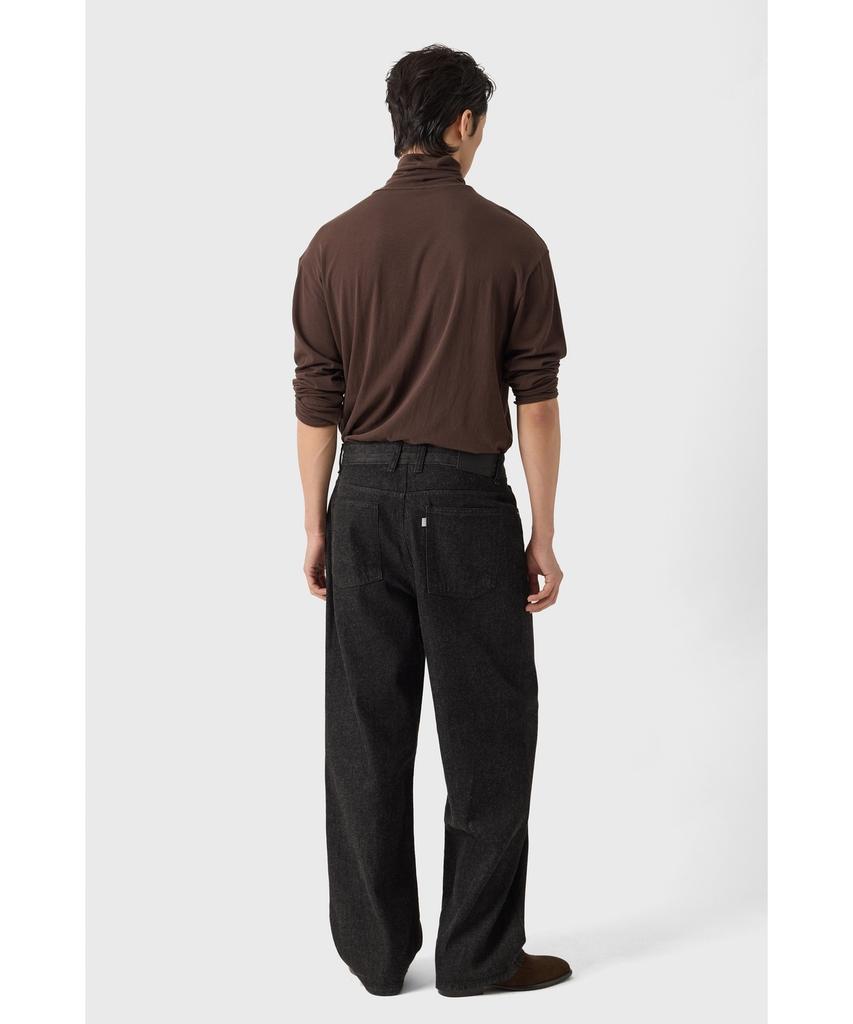 YOUTH Wide Denim Pants - Washed Black