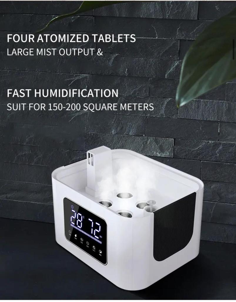 23.8-Liter Ultrasonic Industrial Humidifier - Large Capacity & Mist, CE Certified (English Version)