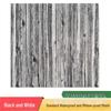 Wood Grain 3D Anti-Collision Self-Adhesive Wallpaper - Waterproof, Washable, Faux Wood Design for Bedroom Walls.