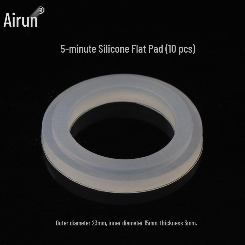 Silicone 4-Point Mesh Sealing Ring and Flat Washer for 6-Point Water Heater, Faucet, Pipe, Hose, and Shower Head (1-Inch)