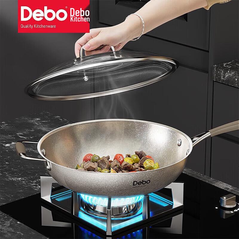Debo 304 Stainless Steel Non-Stick Wok