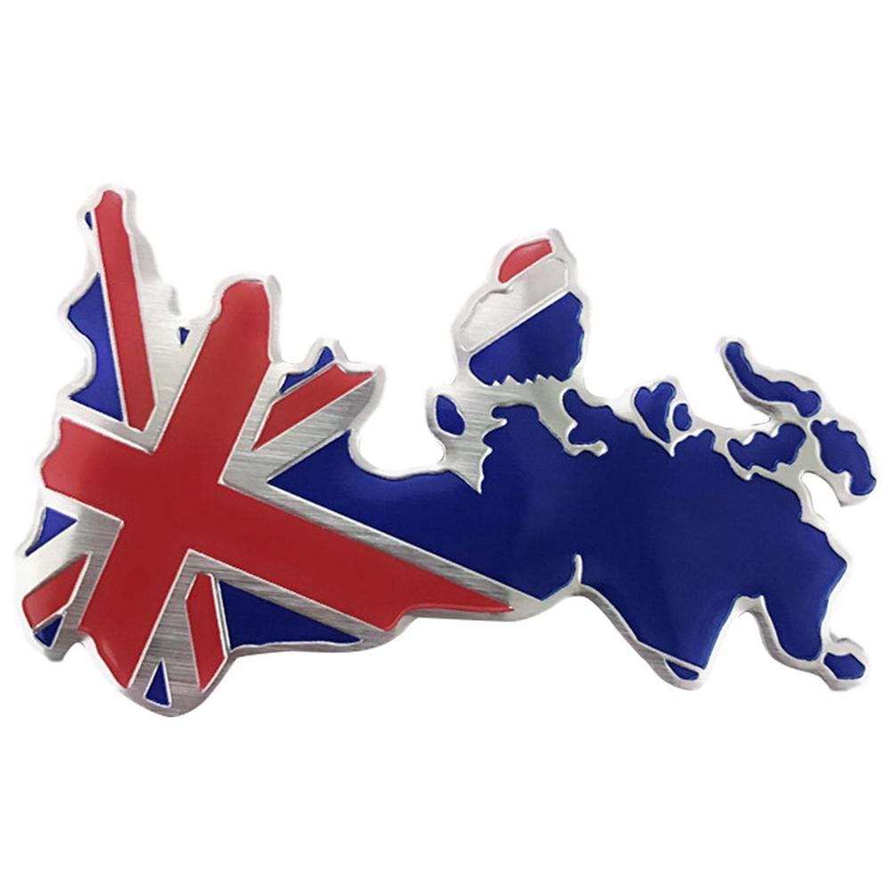

Union Jack Flag Car Emblem England United Kingdom Flag Party Props Metal Emblem Badge Queen Memorial Party Props Stickers