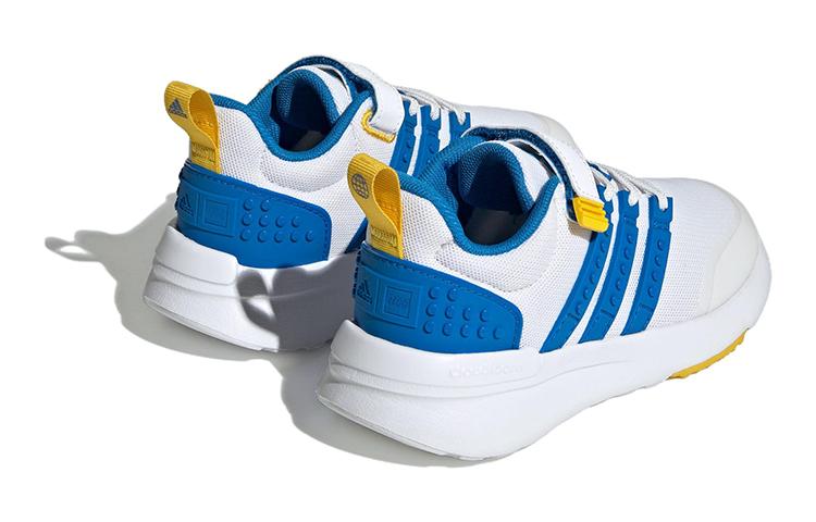 LEGO x Adidas Neo Racer TR21 Elastic Fabric Abrasion Resistant Low top Kids' Running Shoes White Blue Kids' IF2888