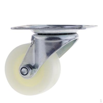 Rotella girevole da 2'' con cuscinetto a piastra in nylon per impieghi gravosi