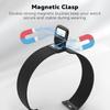 Black Metal Strap for Apple Watch Series 10 9 8 7 SE 6 5 4 3 2 1 42mm 41mm 40mm 38mm Magnetic Closure Milanese Watch Band