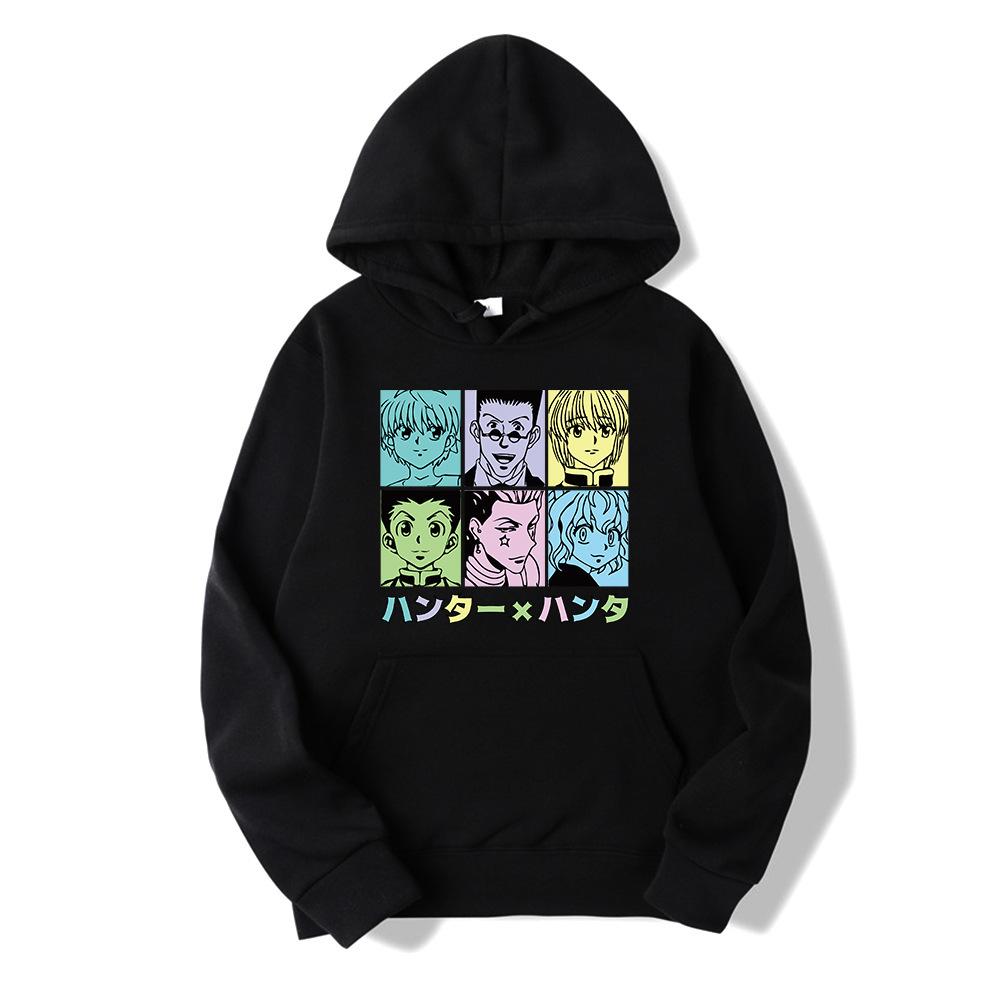 Japanese Anime Hoodies Boys Harajuku Girls Hip Hop Pullover Fancy Music Gift Casual Loose Comfortable Sweatshirt