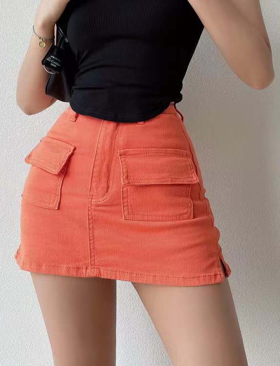 Syvent Sexy Denim Mini Tight Mini Denim Short Jeans High Waist Women's Skirt, Skirt, Skirt, Skirt,