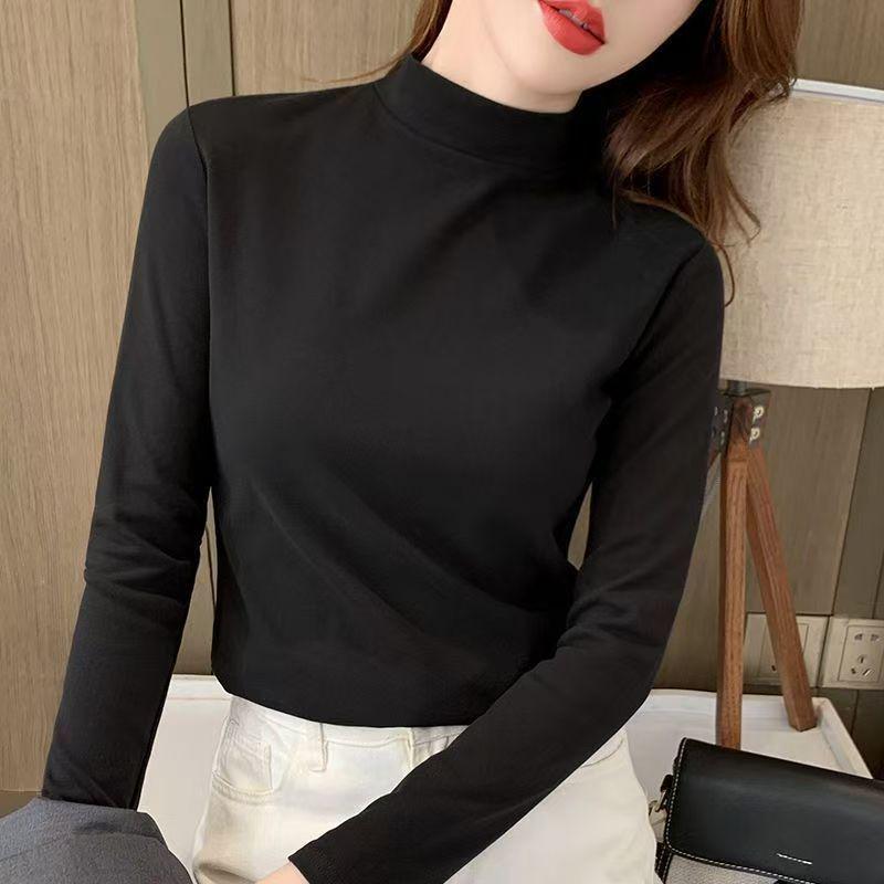 

2025 Women s High Neck German Fleece Base Layer Top, Slim Fit, Long Sleeve, Autumn/Winter Style S, Recommended 70-85 Jin