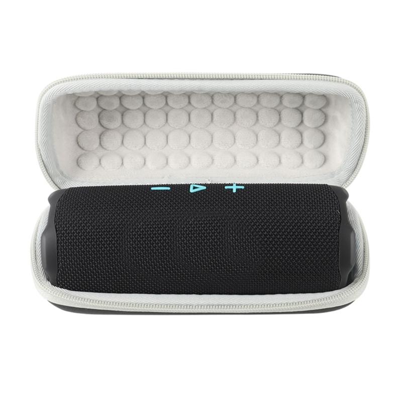 Hard Carry Case For Flip 7 Bluetooth-compatible Speaker Holder Shockproof Bag with Shoulder Strap Soft Flocking Interior