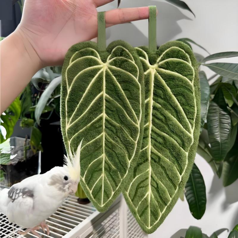 Plant Hand Towel Cleaning Towel Absorbent Handkerchief Hanging Thickened Kitchen Towel Bathroom Kitchen Accessories