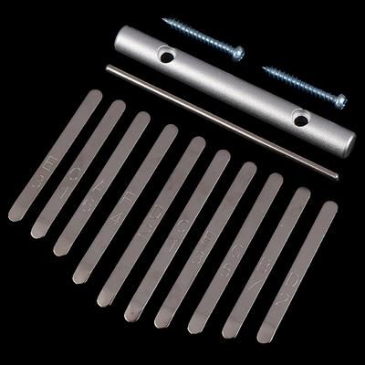 10-Key Kalimba Keyboard Diy Steel Keys Bridge Thumb Piano Music Replacement Part