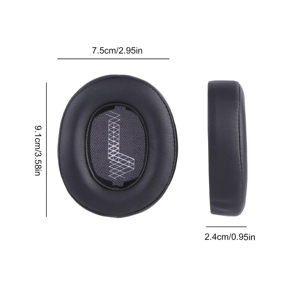 Náušníky Měkké ušní polštářky s izolací hluku pro sluchátka JBL LIVE500BT (Šedá)