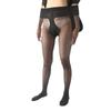 Plus Size Men'S Penis Sleeve Peach Buttocks 2100Kg Ultra-Thin Stockings Anti-Snag Sheer Sexy Invisible 5D Bare Leg Stockings