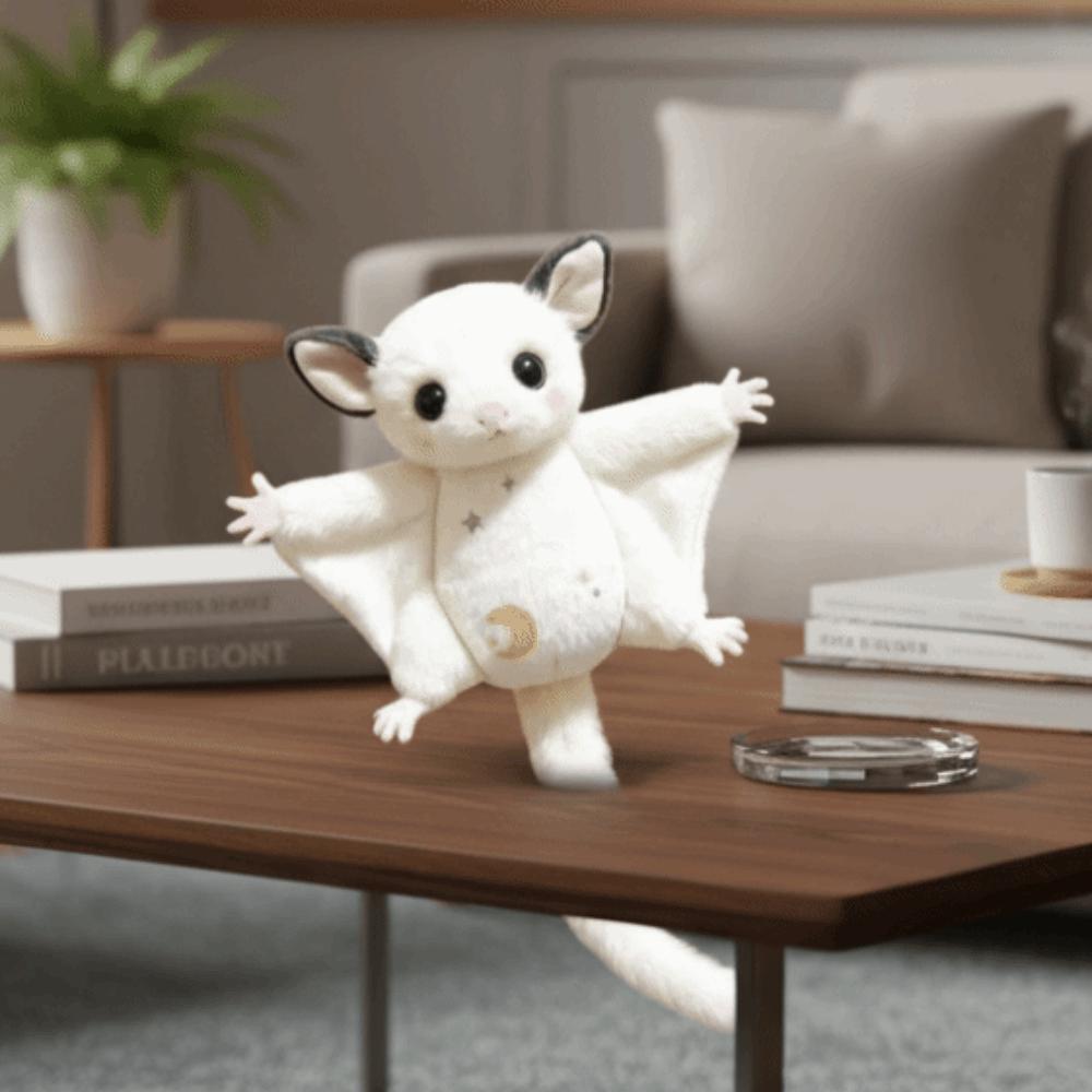 Soft Little Flying Mouse Pendant Stuffed Bat Mouse Plush Keychain Honeybag Flying Spur Doll  Girl