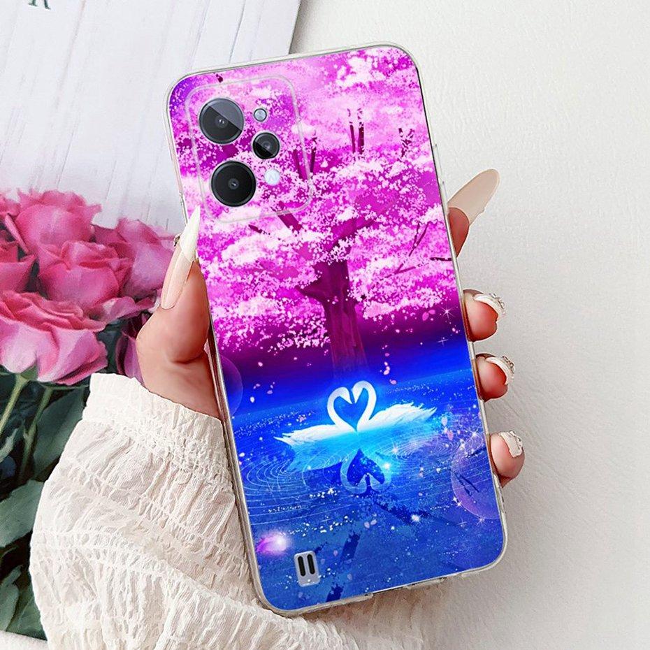 Cute Painting Phone Case For Realme C31 C33 Soft Silicone TPU Back Cover For Realme C31 C33 2023 Cases Bumpers