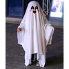 Ghostes Halloween Costumes White Ghostes Cloak Cape Halloween Cloak Cape Hat Ghostes Cosplay Supplies