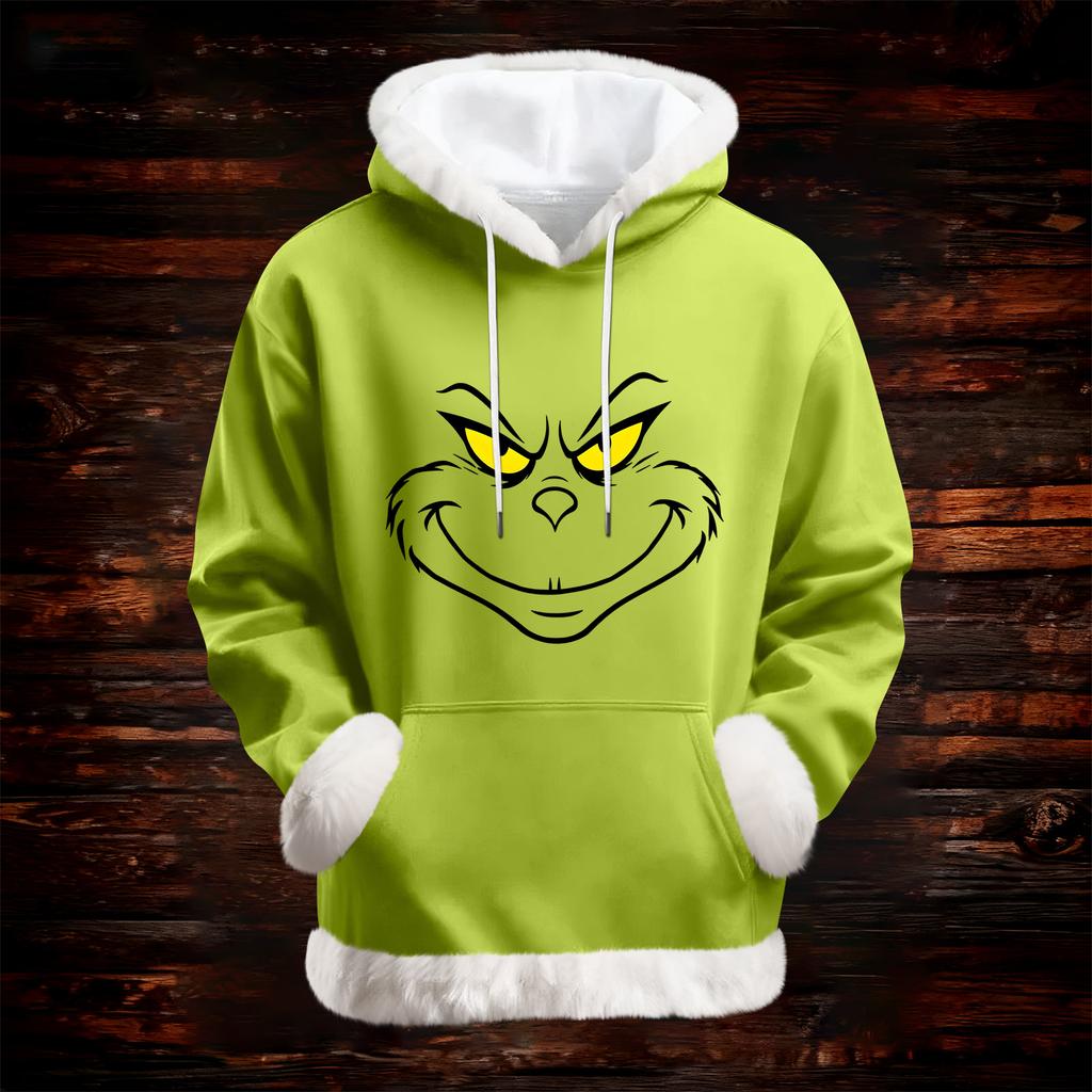 Women's Casual Fashion Print Long Sleeve Hooded Sweatshirt Top