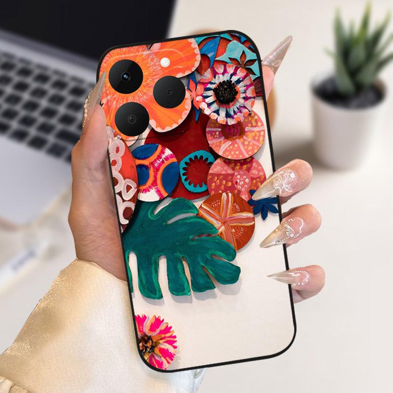 Hülle Für Realme 15T Stoßfest Silikon Weiche TPU Rückabdeckung Für Realme 15 T Realme15T 5G Handyhüllen 6.57" RMX5111 RMX5112 Funda