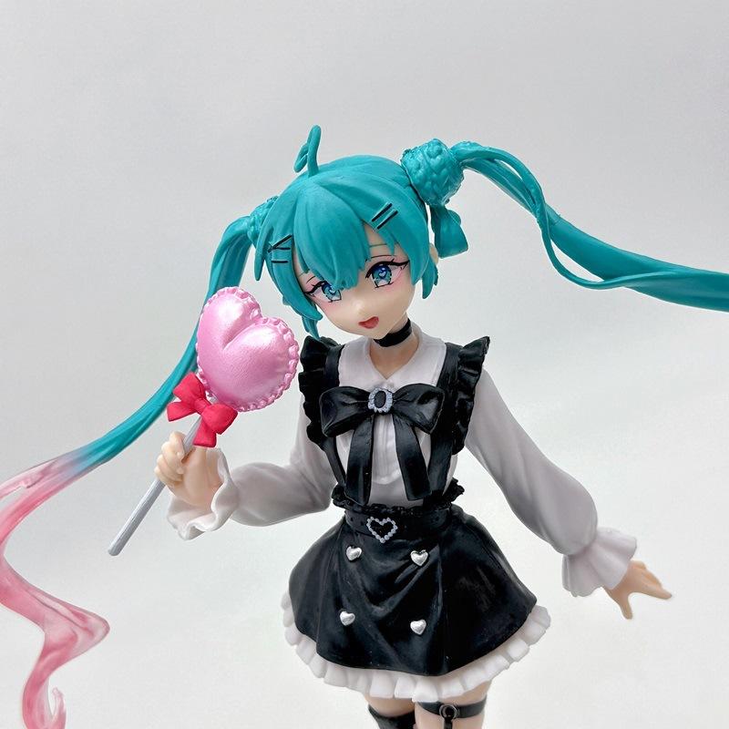Echte Hatsune Miku Actionfiguren Nicht Mainstream Mode Miku Kollektion Spielzeug Süßigkeiten Lutscher Geburtstag Weihnachten Geschenk